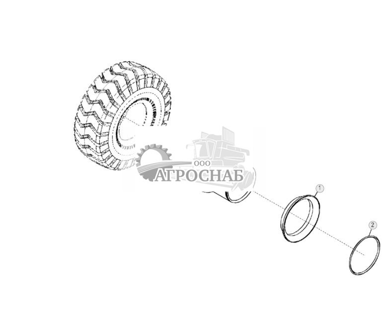 Компоненты колес, камерные шины (для мостов компании Deere) - ST784304 3.jpg